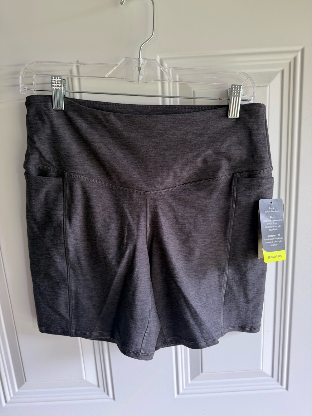 Athletic Works Women’s Active Stretch Shorts - Charcoal Gray